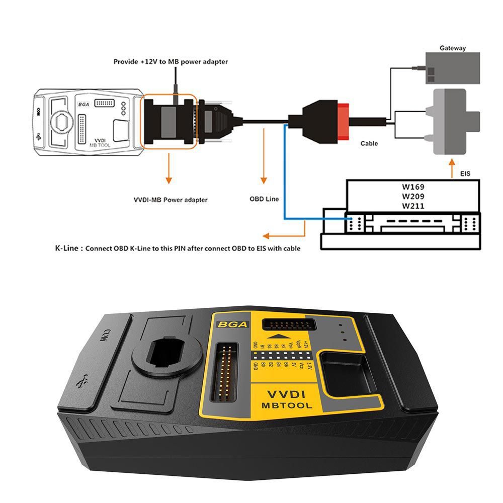 Xhorse VVDI MB Tool V5.1.1 Benz Key Programmer Get 1 Year Unlimited Token