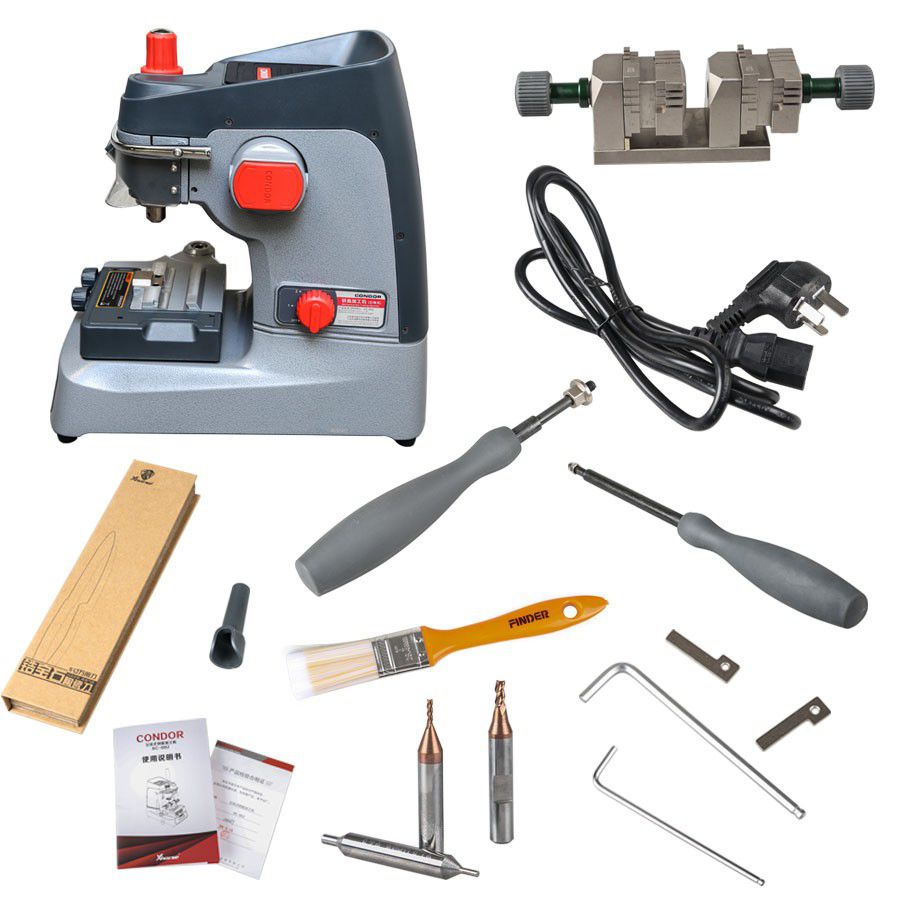 Xhorse CONDOR XC-002 Key Cutting Machine Plus VVDI MB BGA Tool Get 1 Free Token Everyday Free Shipping by DHL