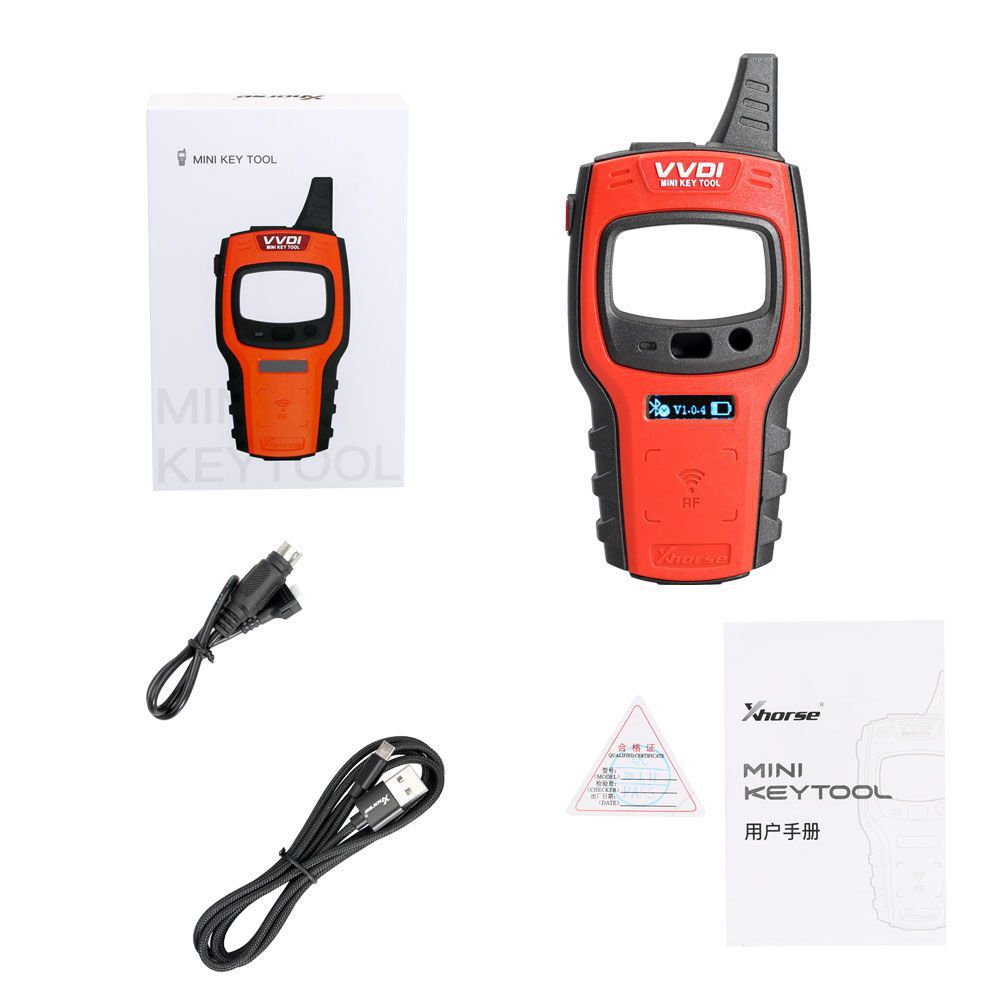 Xhorse VVDI Mini Key Tool Remote Key Programmer Support IOS and Android Global Version Grey and Green Color Randomly