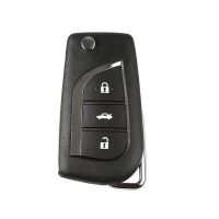 XHORSE Toyota Style Wireless Universal Remote Key 3 Buttons XN008 for VVDI Key Tool 5pcs/lot