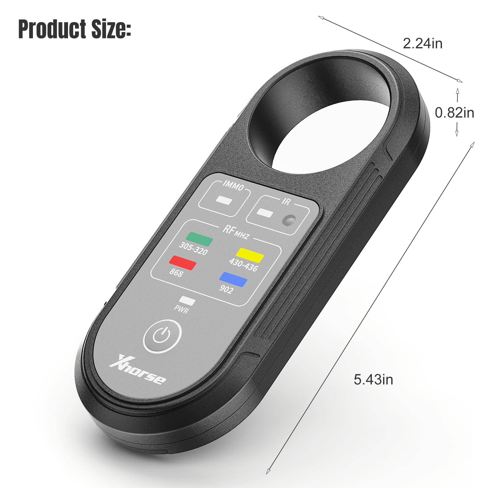 Xhorse XDRT20 V2 Frequency Tester Infrared Signal Detection for 315Mhz 433Mhz 868Mhz 902Mhz