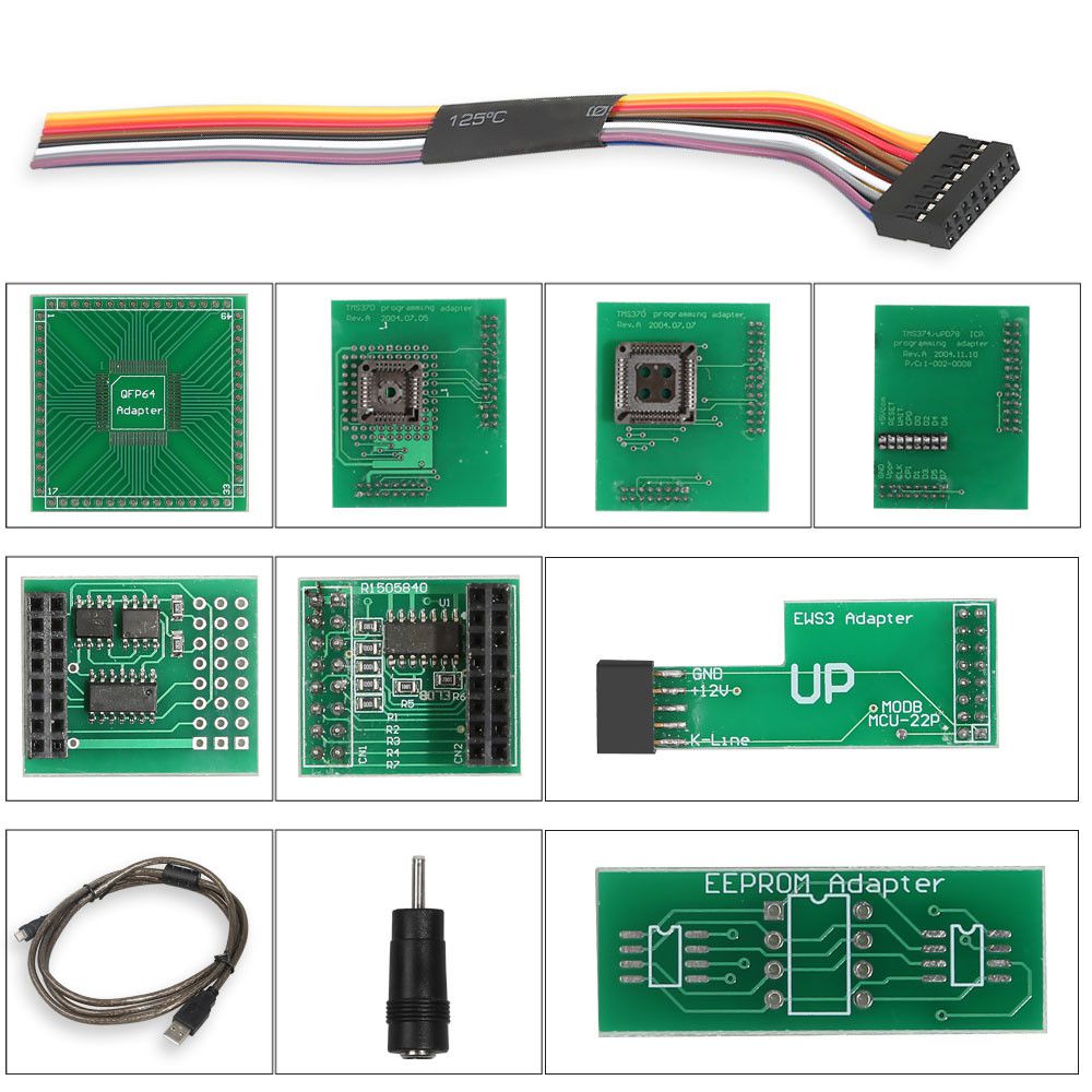 XPROG V6.26 ECU Programmer Chip Full set V6.26 Tunning Programmer ECU Interface Add New Authorization Newest Version EEPROM Adapter