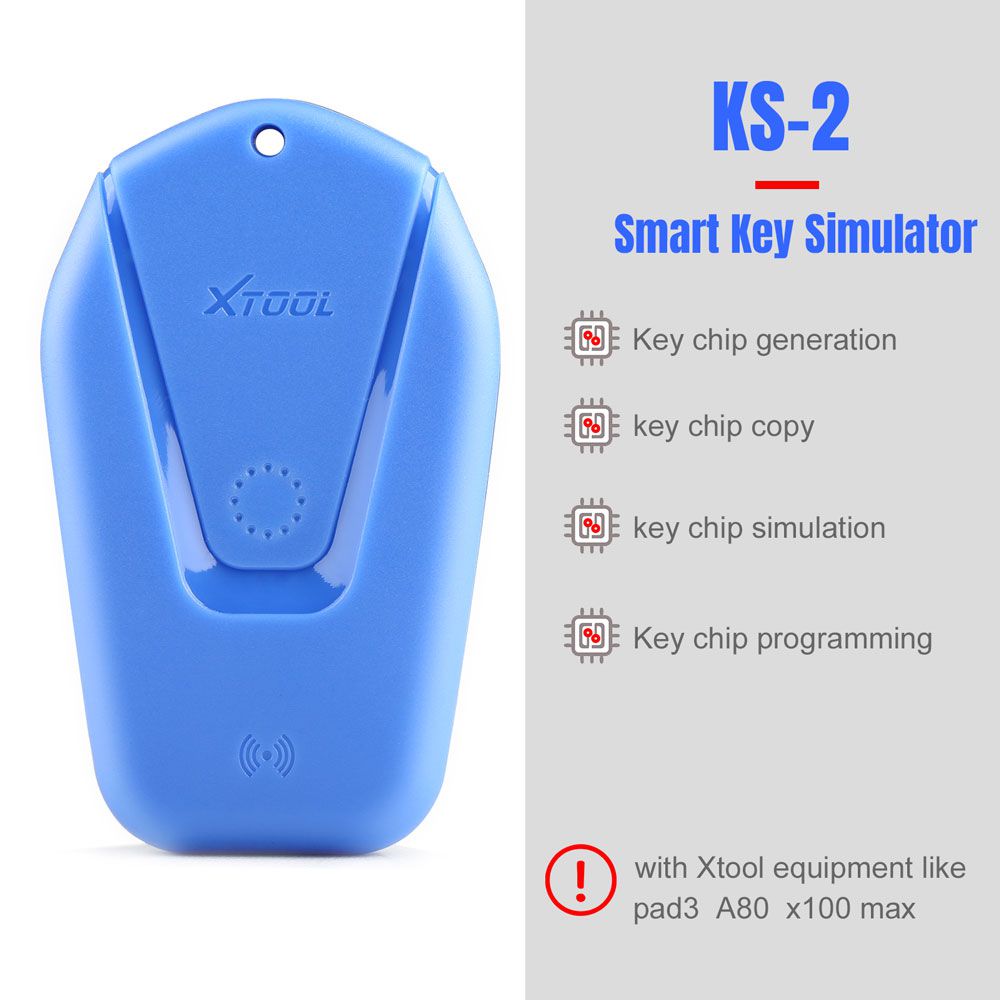 XTOOL KS-2 Smart Key Simulator For Mitsubishi System Work with X100 PAD2 Pro/Pad3/A80/A80 Pro