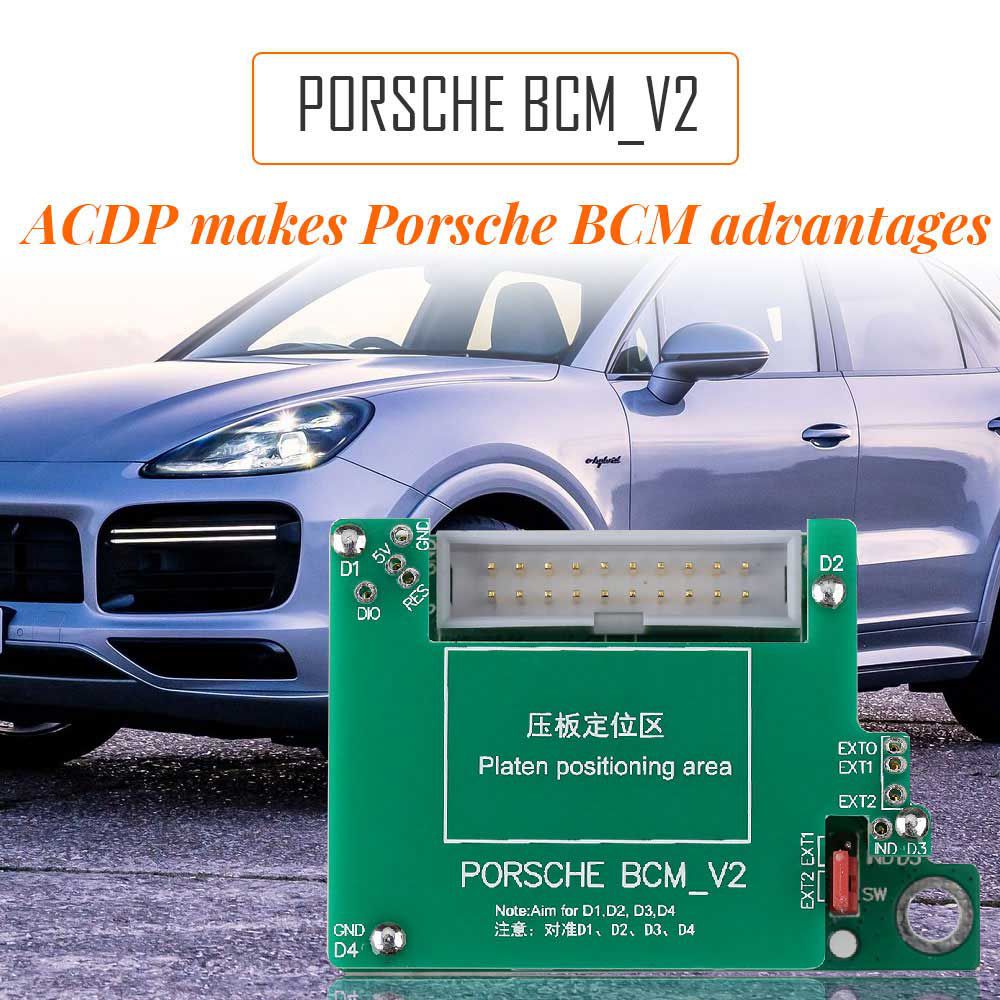 Yanhua Mini ACDP Master with Module10 Porsche BCM Key Programming Support Add Key & All Key Lost from 2010-2018