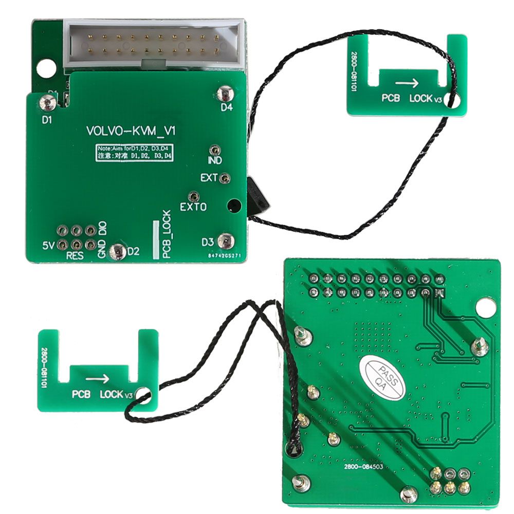 Yanhua Mini ACDP Module12 Volvo Extra Package Including CEM2 V1 and VOLVO KVM V1 Interface Board/ Double CAN Adapter and VOLVO Copper Pillar Package