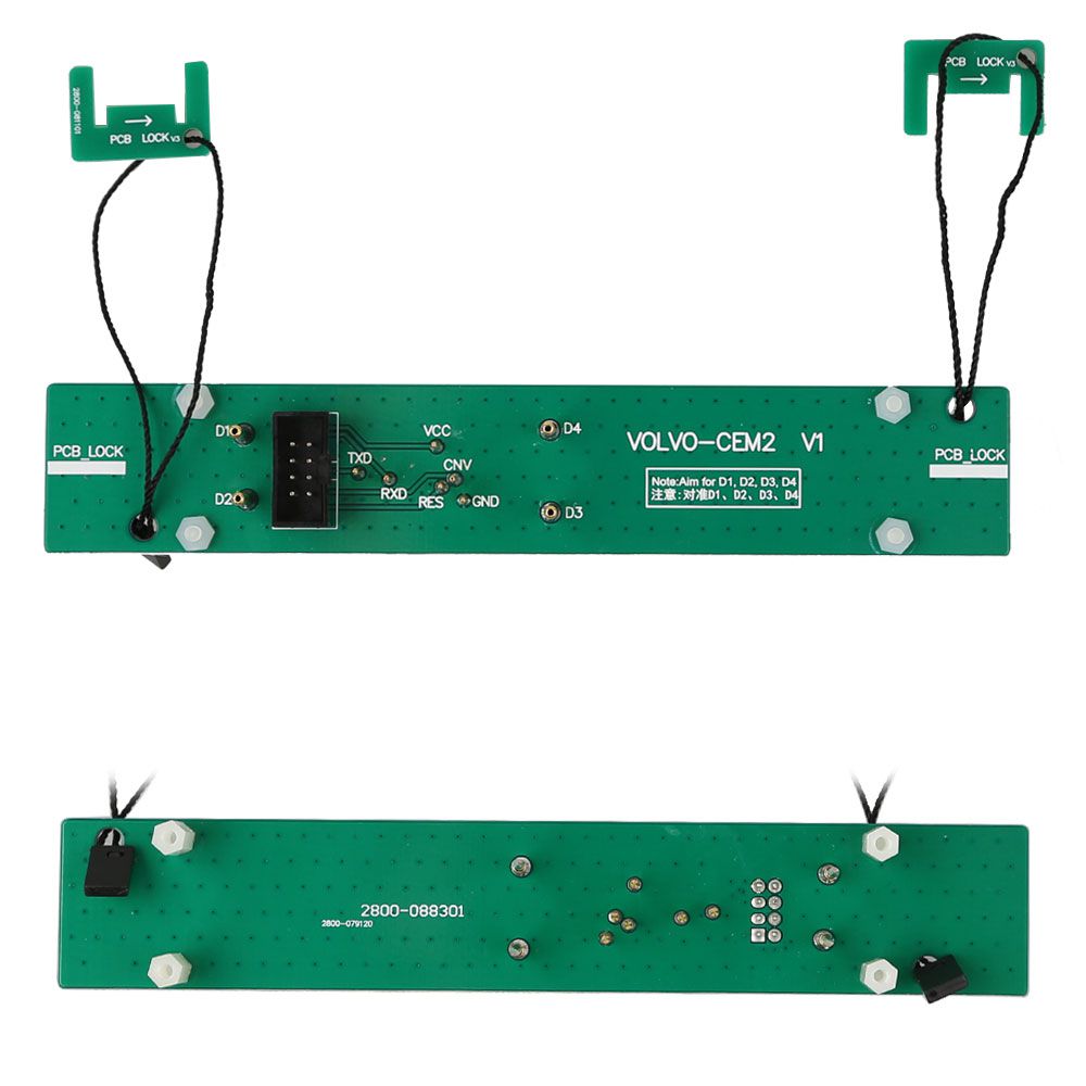 Yanhua Mini ACDP Module12 Volvo Extra Package Including CEM2 V1 and VOLVO KVM V1 Interface Board/ Double CAN Adapter and VOLVO Copper Pillar Package