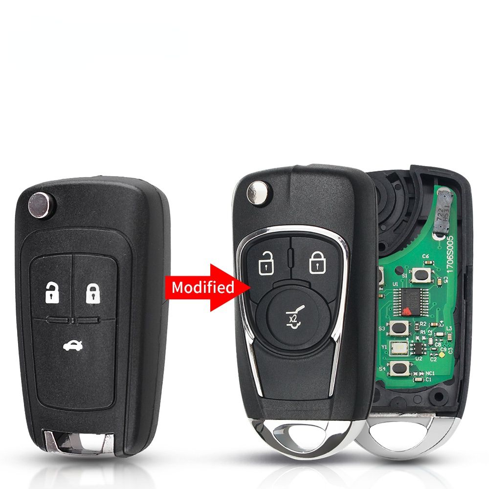 315MHz/433MHz Modified Car Remote Key Flip 