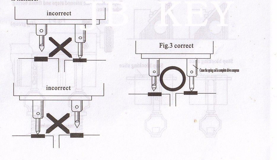 368A Key Cutting Duplicated Machine Instruction 2