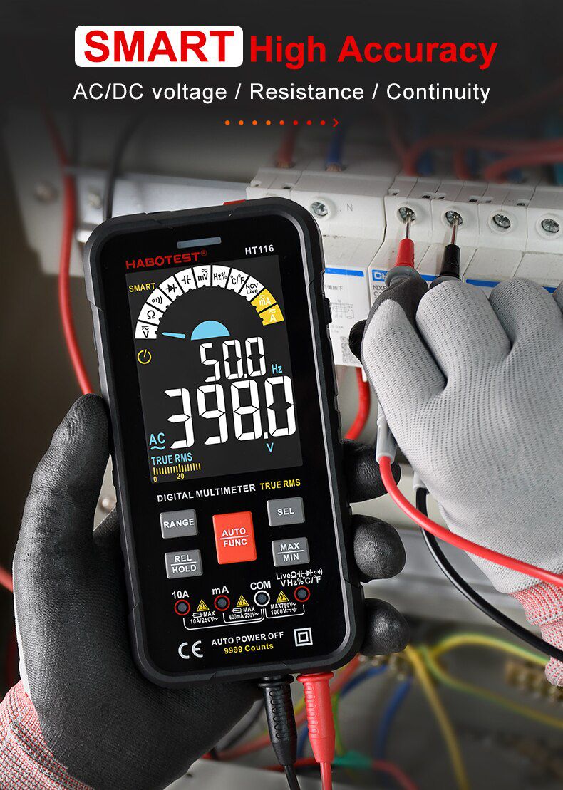 HT116 9999 Counts Smart Multimeter