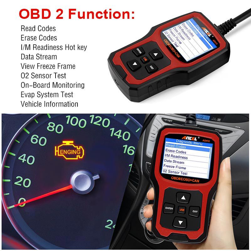 ANCEL AD410 OBD2 Scanner