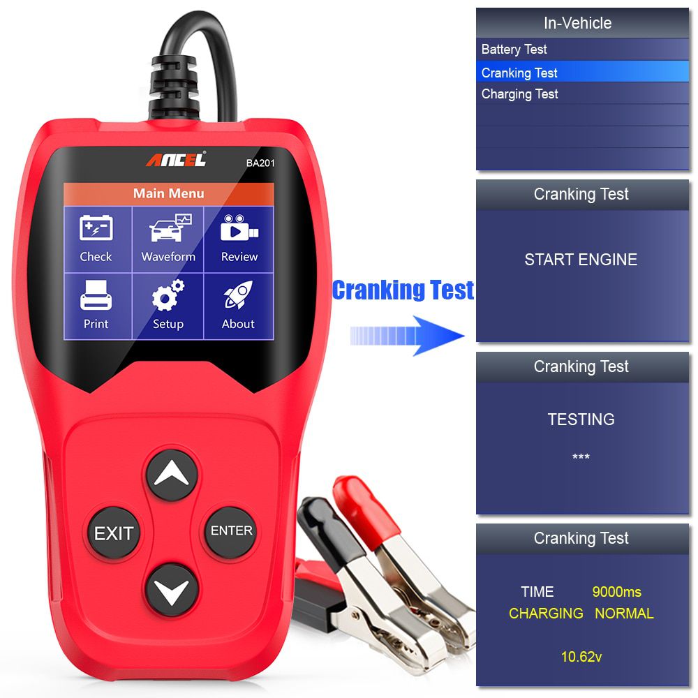 ANCEL BA201 Car Battery Tester