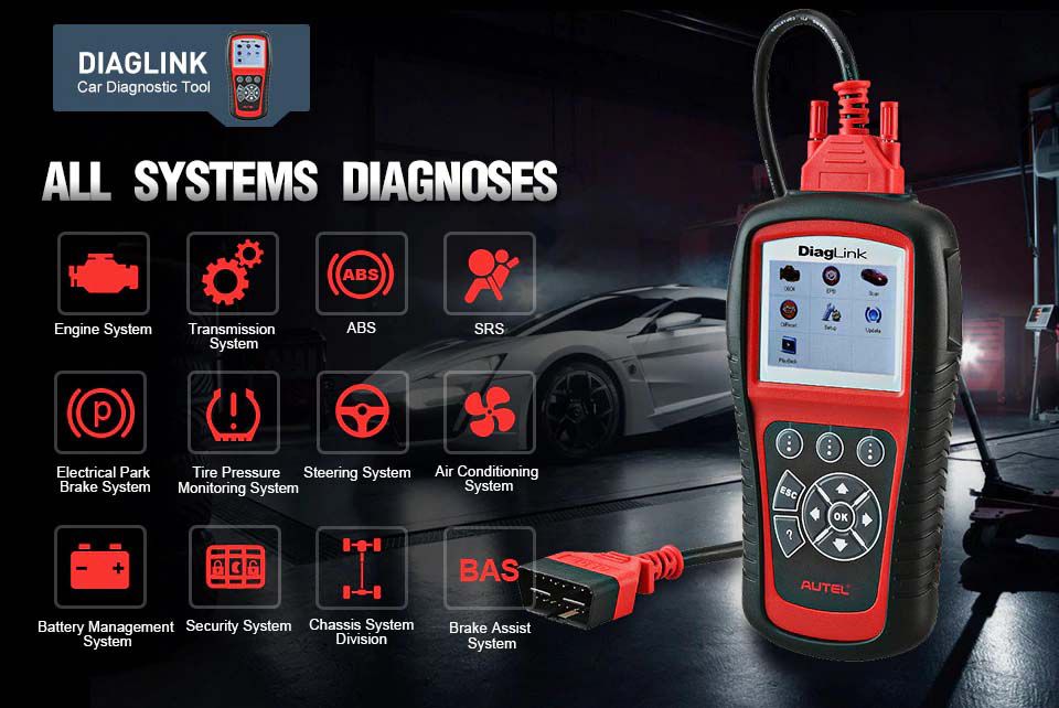 Autel Diaglink Full Systems Diagnostic Tool