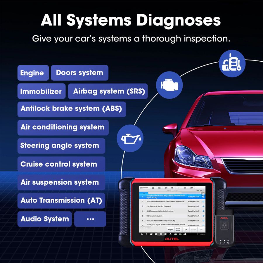 Autel MaxiCOM MK906BT All system diagnosis