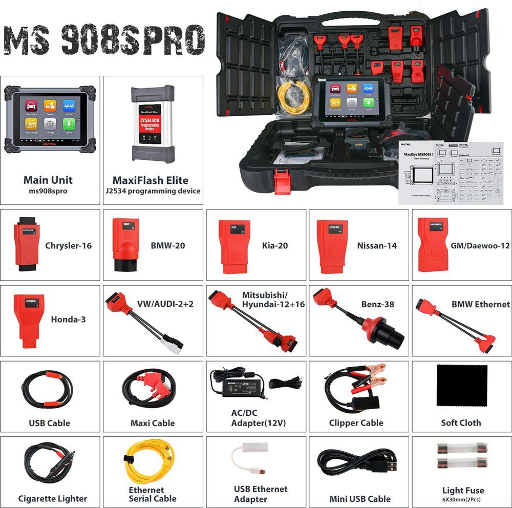 Autel MS908S Pro Package