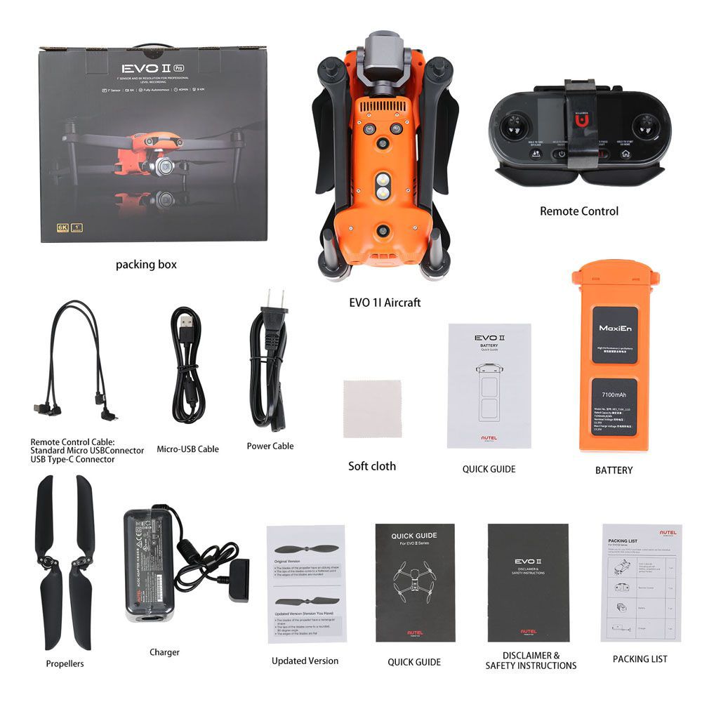 Autel Robotics EVO II Pro 6K Drone Rugged Bundle