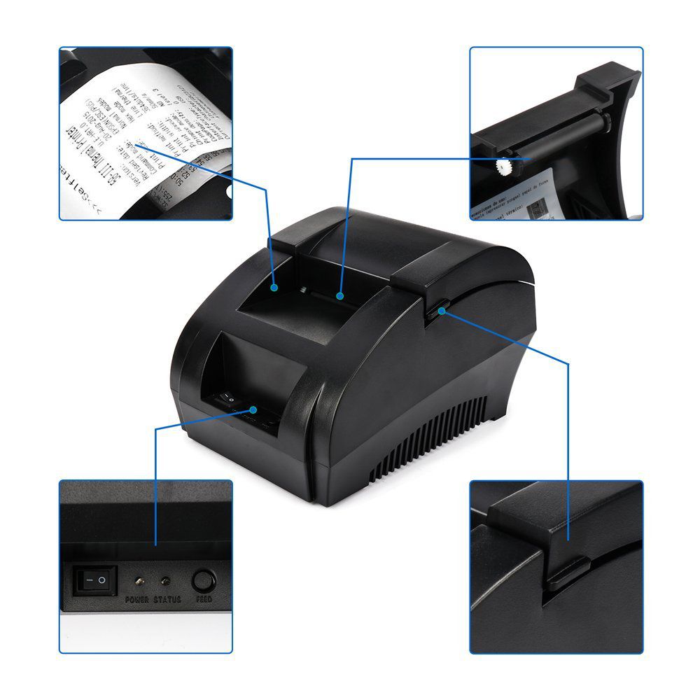 NT-1809DD 58mm Bluetooth Thermal Receipt Printer 