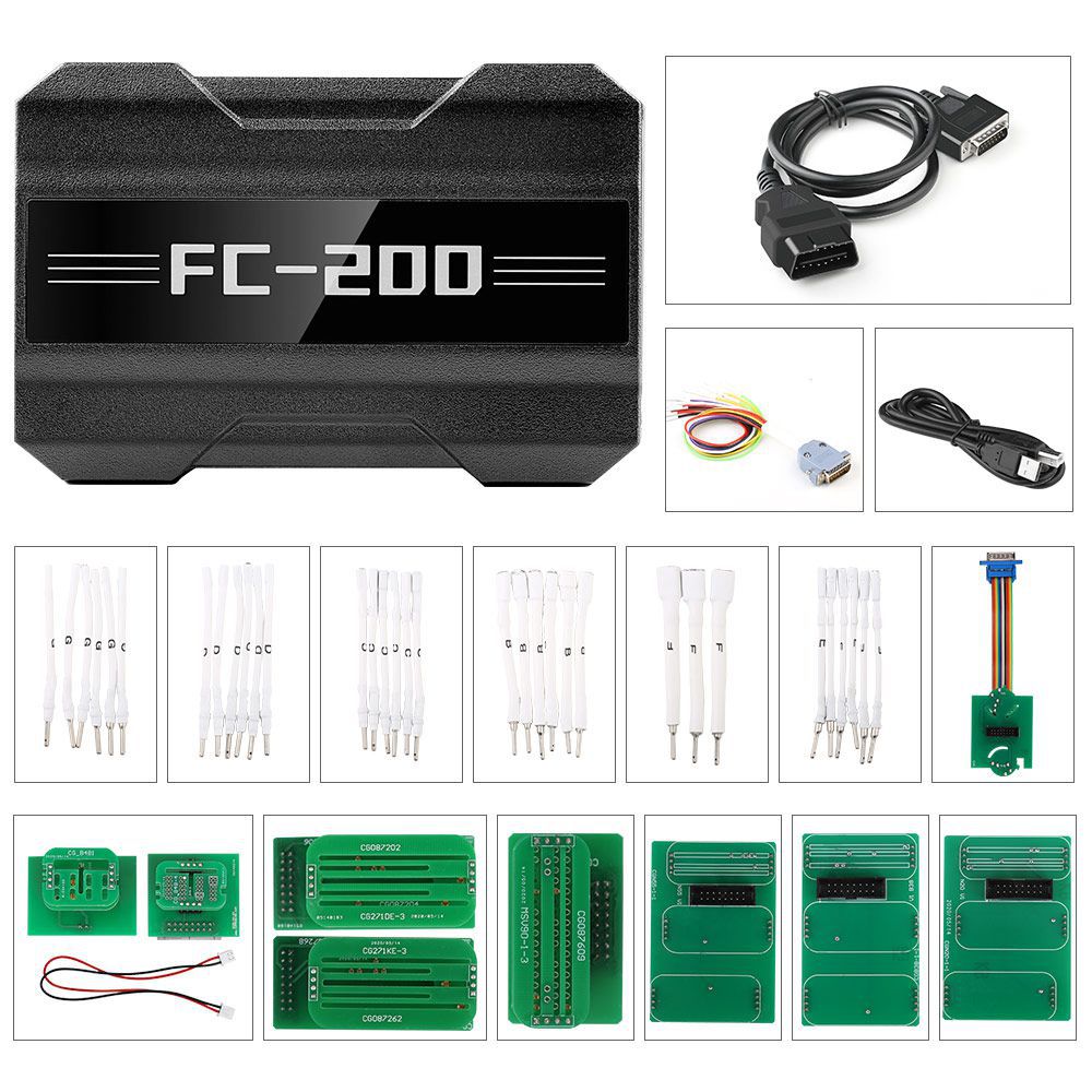 CG FC200 ECU Programmer Full Version with New Adapters Set No Need Disassembly