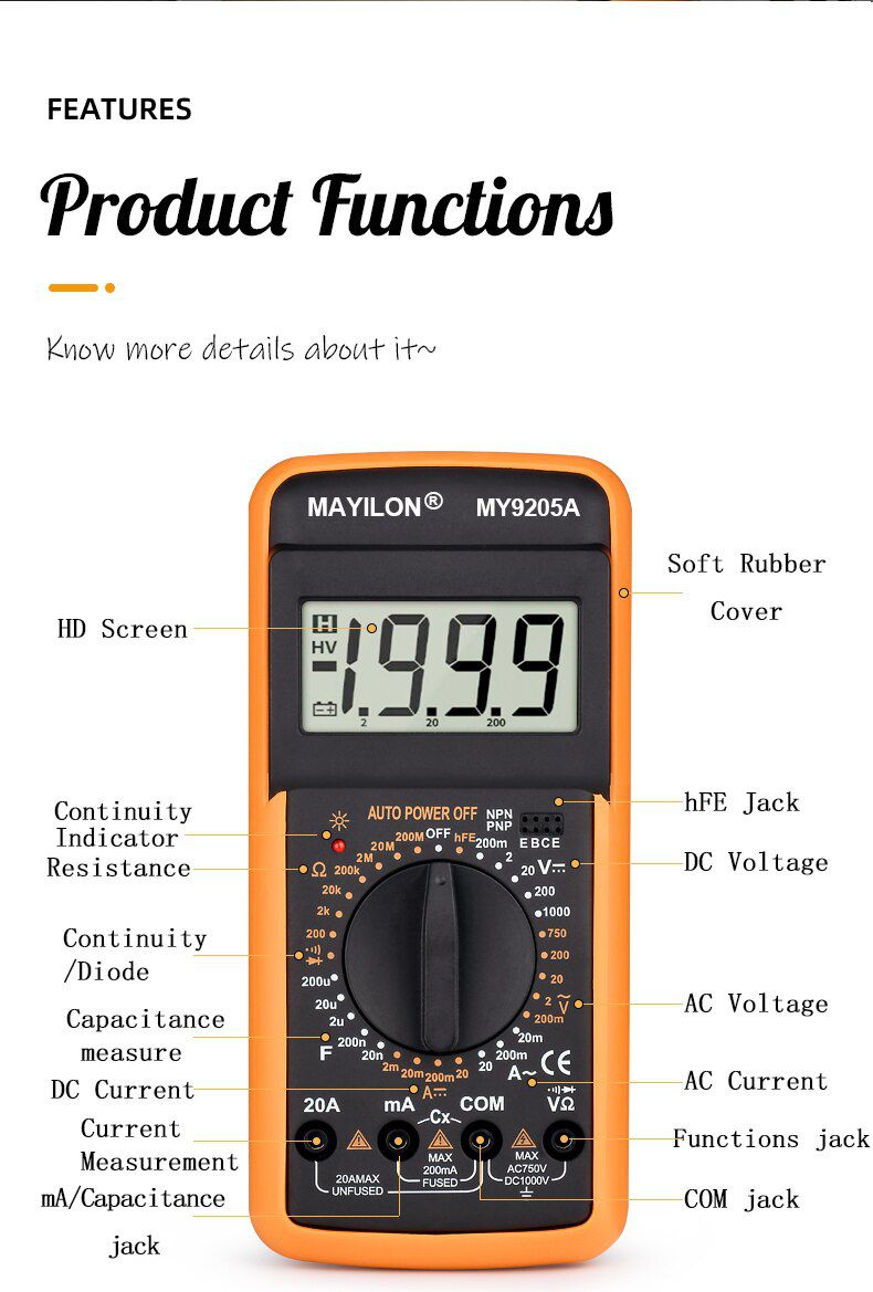 9205A Digital Multimeter