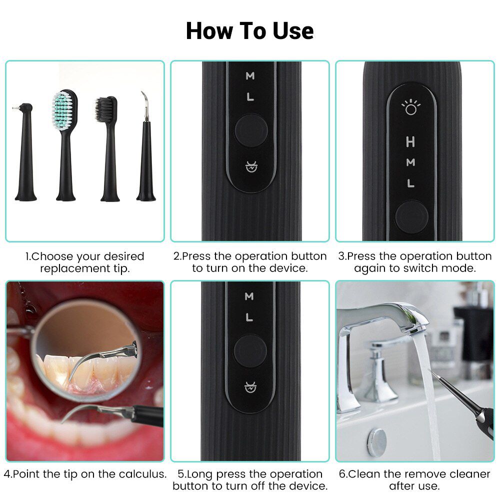 Portable Electric Sonic Dental Scale