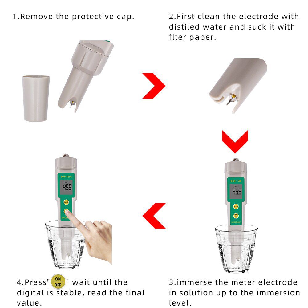 ORP-169E Waterproof ORP/Redox Meter