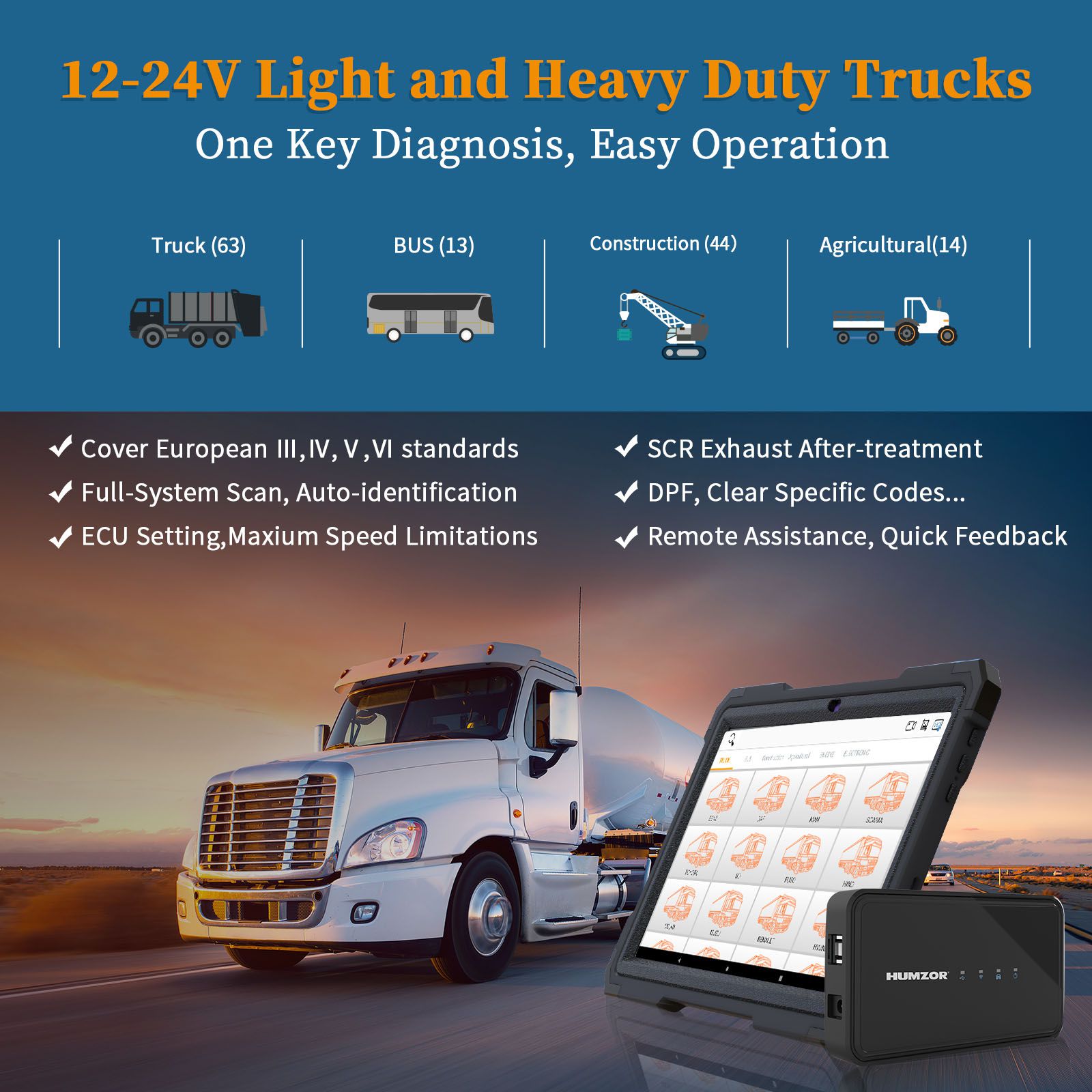 HUMZOR NS666S OBD2 Scanner