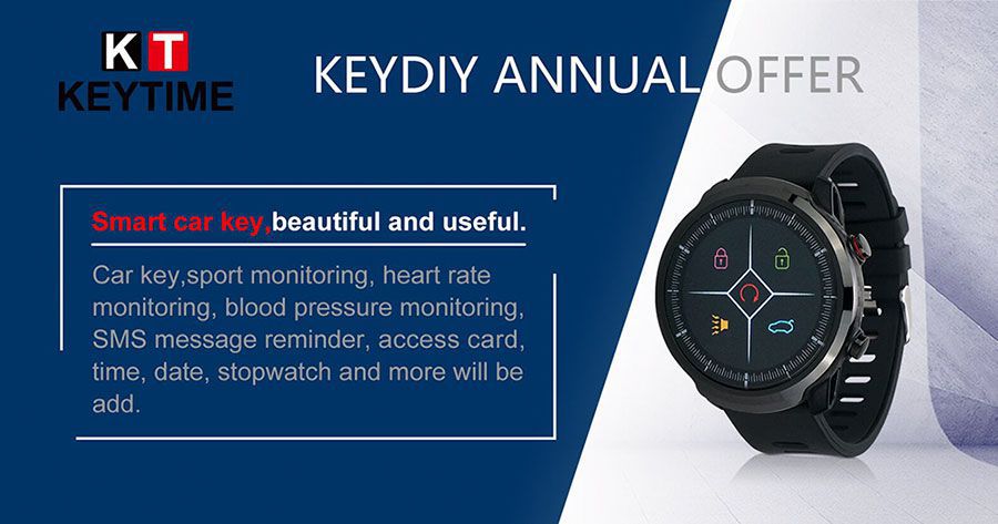 Original KEYDIY KD Smart Watch KD-SW02 Liquid Crystal