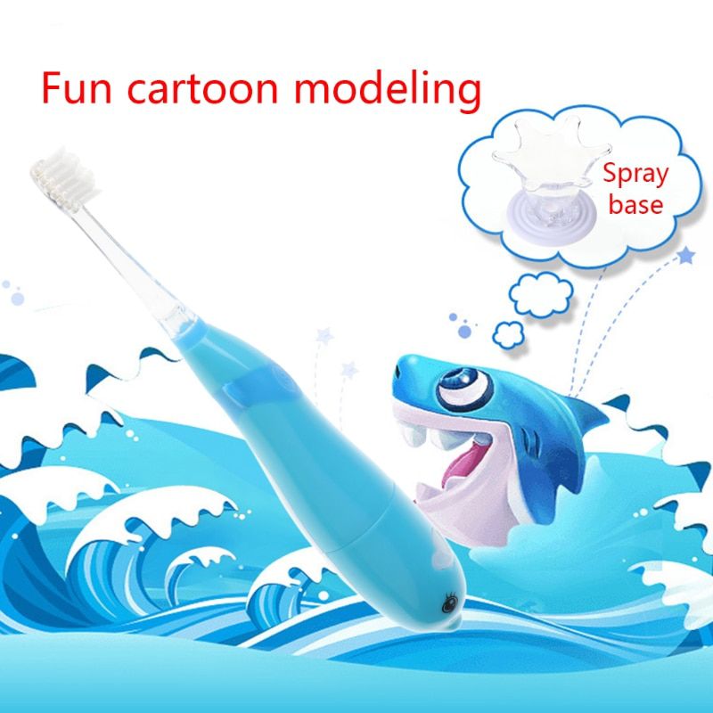 Kids Sonic Toothbrush Electric Brush Waterproof Musical 