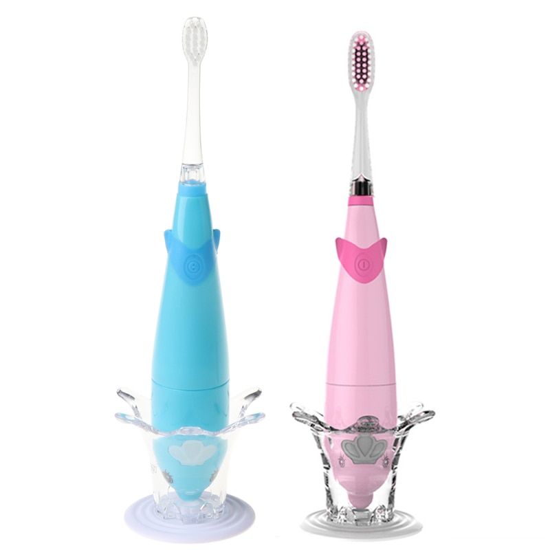 Kids Sonic Toothbrush Electric Brush Waterproof Musical 