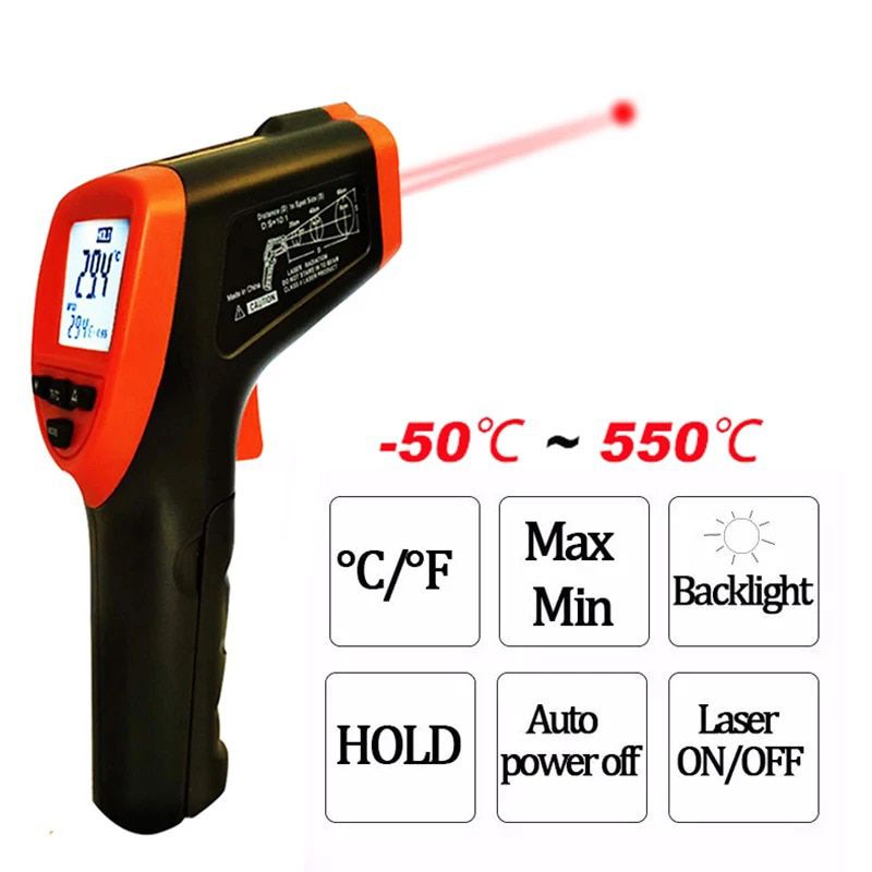 Laser Non-contact Digital Thermometer