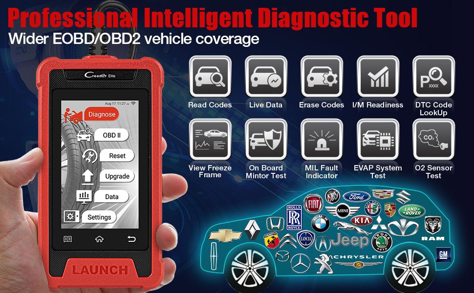 LAUNCH CRE205 OBD2 Automotive Scanner