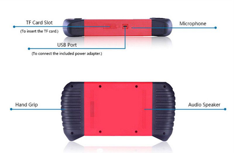 Launch CRP Touch Pro backside