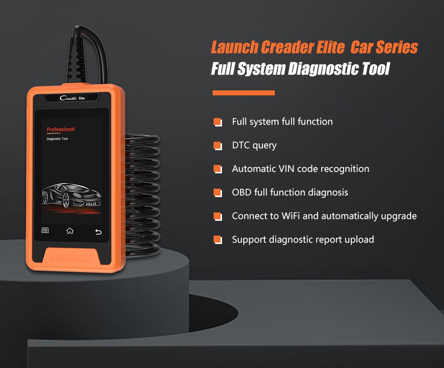 Launch Creader Elite For BENZ Full-system Diagnosis Tool OBDII Scanner 