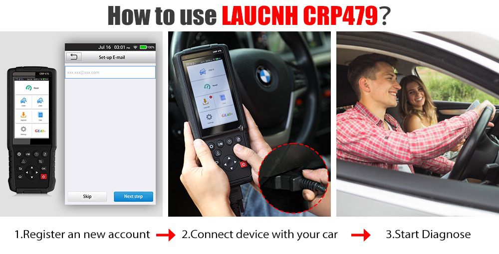 LAUNCH X431 CRP479 OBD2 Scanner