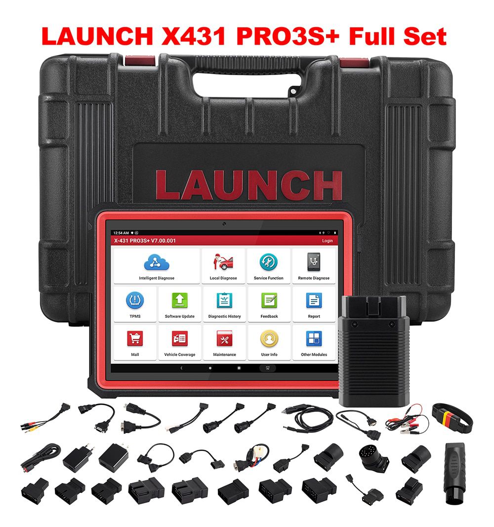 LAUNCH X431 PRO3S+ 10.1 automotive Car Full system OBD2 