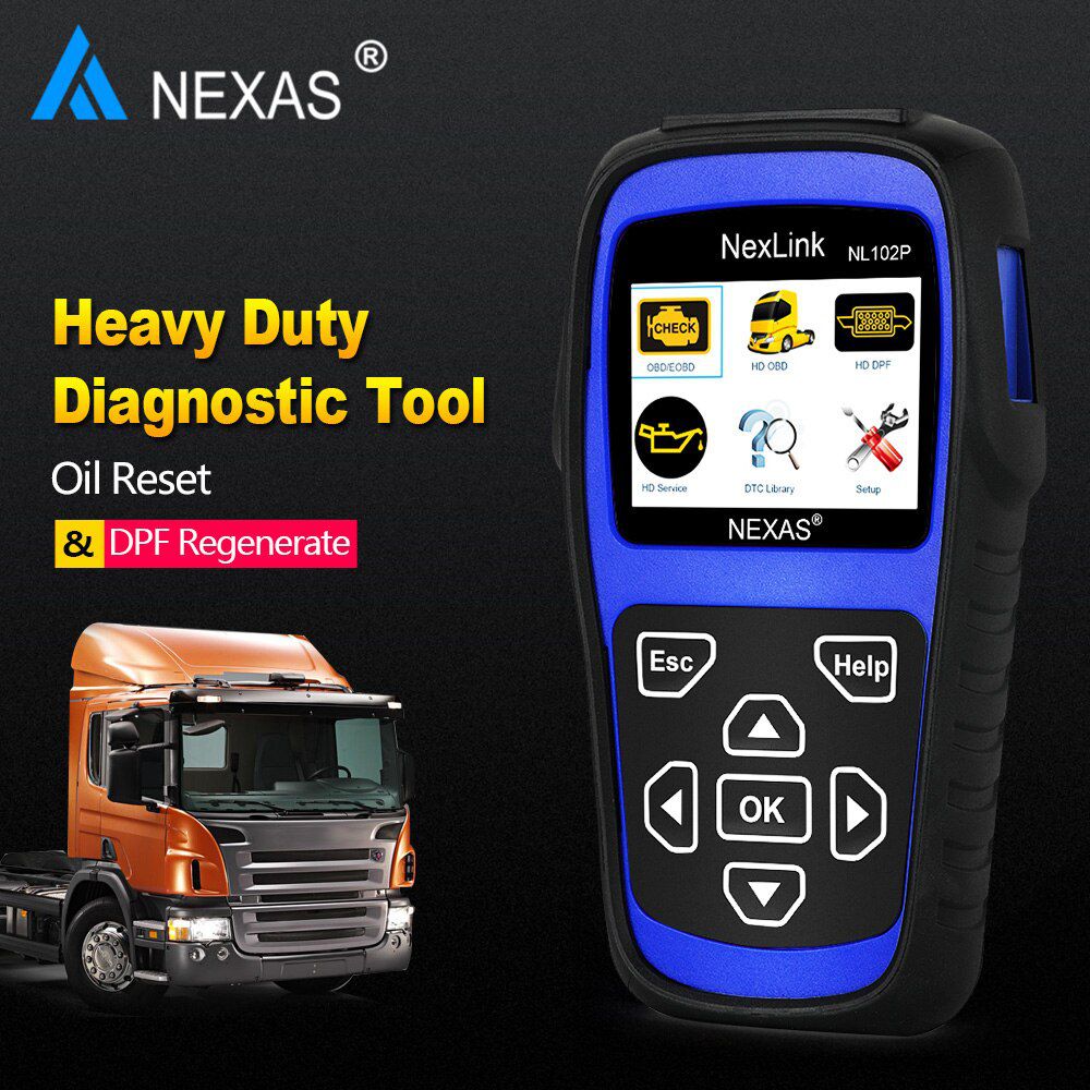 Heavy Duty Trucks Cars Scanner Nexas NL102P_7