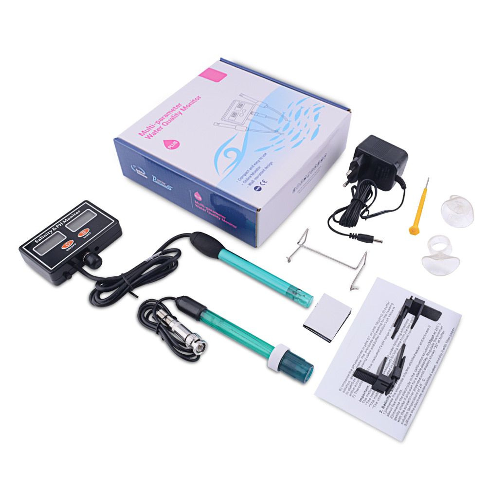 Online PH & Salinity Monitor 2 in 1 Tester