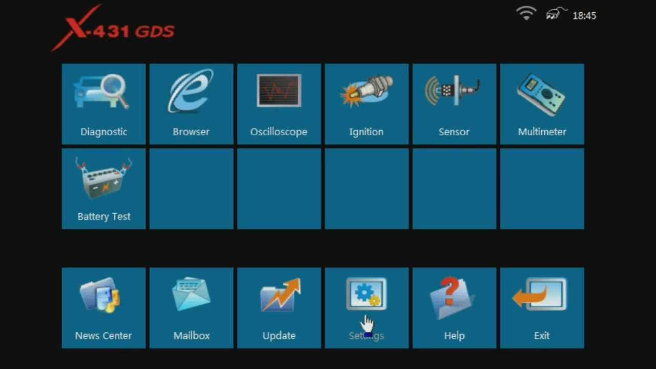 Launch X431 GDS Setting-1
