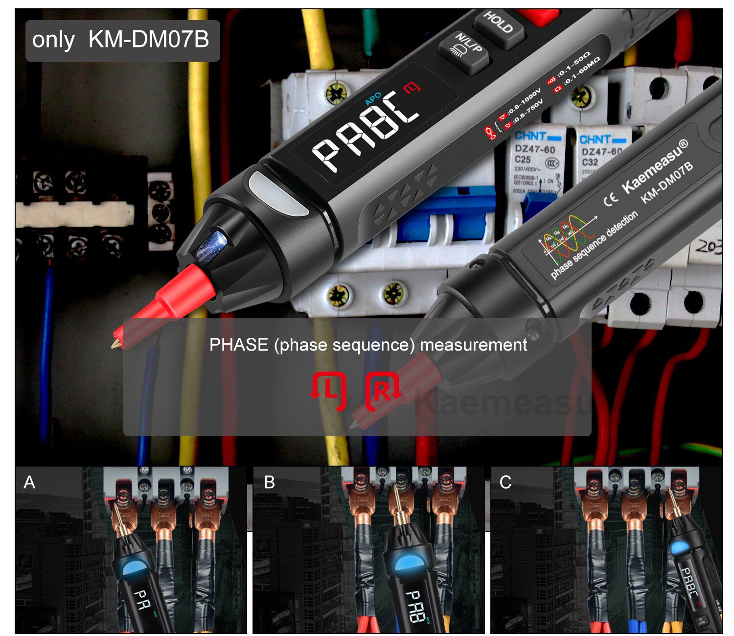 KM-DM07A KM-DM07B Pen Type Smart Mini Digital Multimeter