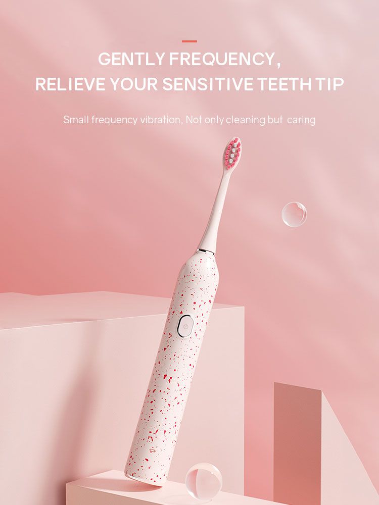 Smart Ultrasonic Sonic Electric Toothbrush IPX7 Waterpoo