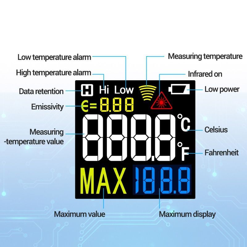 TH01B Digital infrared Thermometer