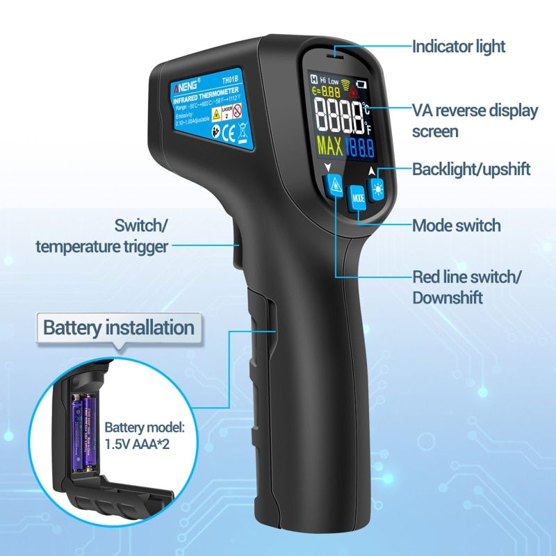 TH01B Digital infrared Thermometer