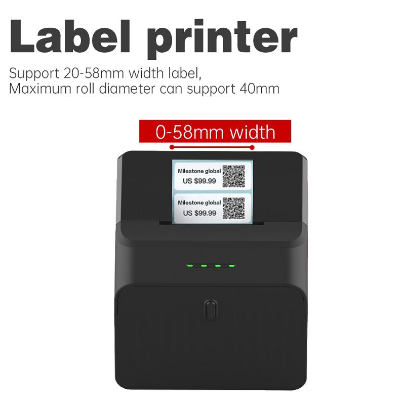 L58C P58D New Mini Desktop Pos Label/Receipt Thermal Pri