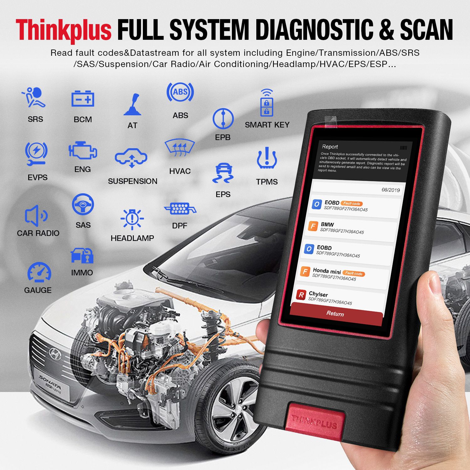 Thinkcar Thinkplus Full system OBD2 Scanner