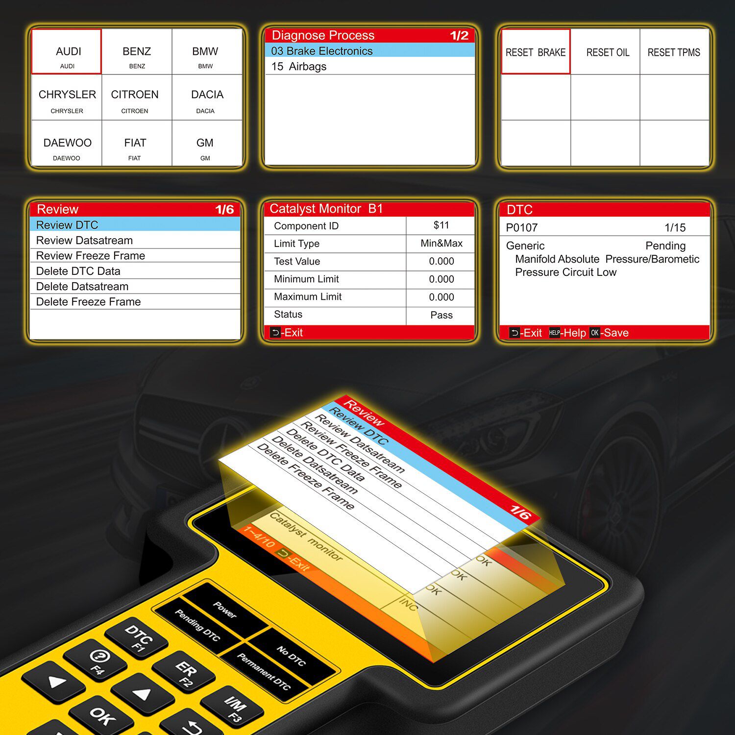 Thinkcar Thinkscan 600 ABS/SRS OBD2 Scanner