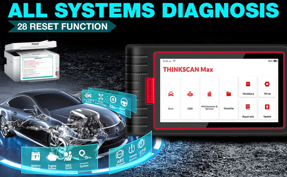 Thinkcar Thinktool Max mini OBD2 Scanner