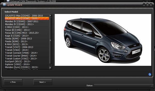 Ford UCDS Pro+ Ford UCDSYS with UCDS V1.26.008 Full License Software Display