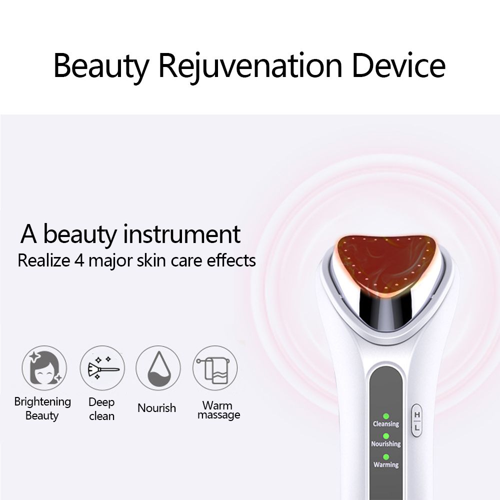 New Ultrasonic Warm Ion Importing Beauty Massager 