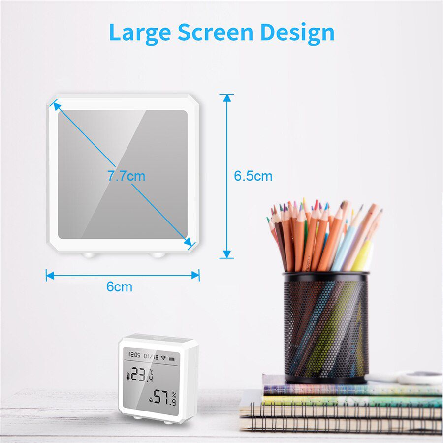 Wifi ZigBee Smart Home Temperature And Humidity Sensor 