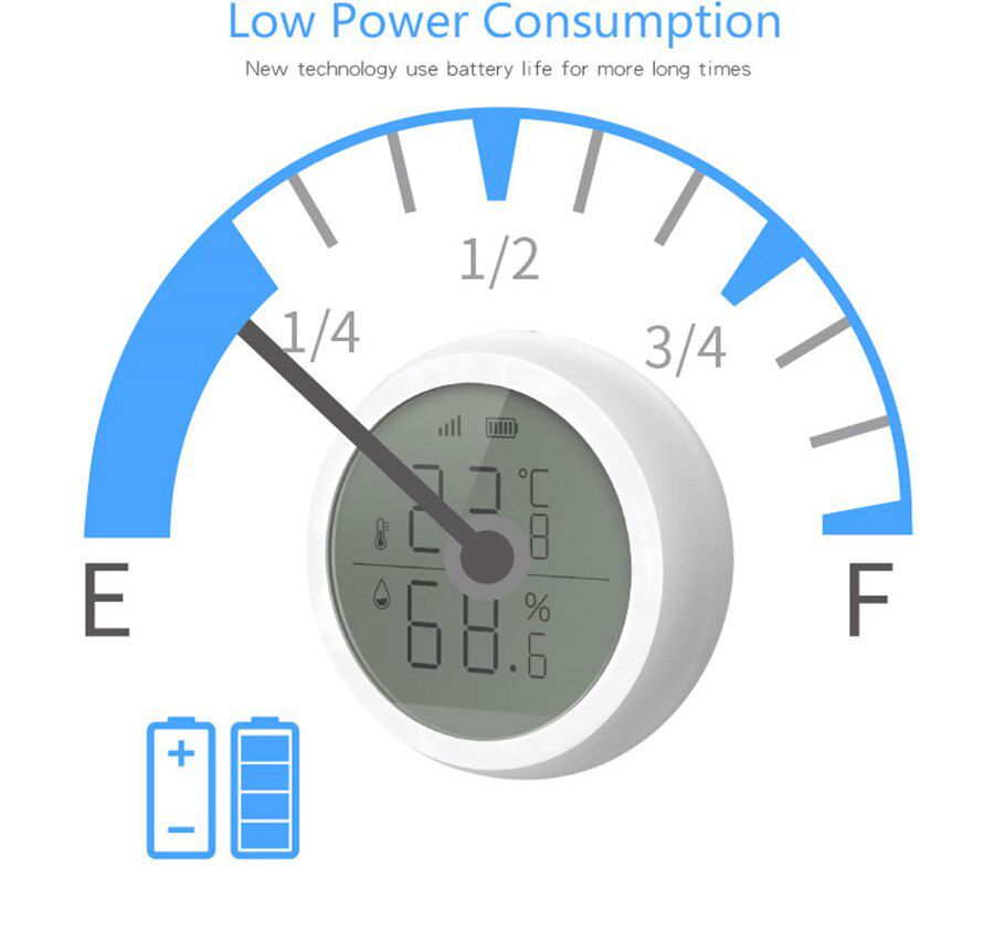 Wifi ZigBee Smart Home Temperature And Humidity Sensor 