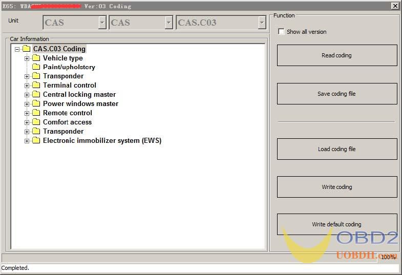 Xhorse VVDI BIMtool Pro Program E/F Chassis